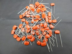 TAISHING MEF224K100 POLYESTER FILM CAPACITOR 0.22UF 100V 10% RADIAL – LOT OF 200