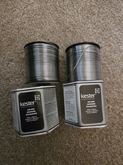 2 New Rolls, Kester Wire Solder 44 Series 24-6040-0027 1 LB Spool. 66/44. 0.80mm