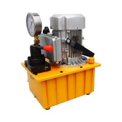 110V 60Hz Electric Double Acting Hydraulic Pump Manual Valve with Pedal 750W