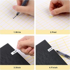 1680 Pcs Matte White Labels Blank Stickers Small Sticky Labels Removable Price