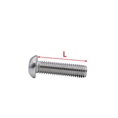 304 Stainless Steel Hex Socket Bolt Button Head Screws 2# 4# 6# 8# 10# 1/4 5/16