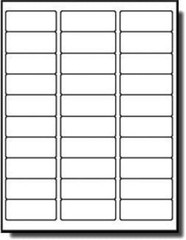 500 Sheets 1″ x 2-5/8″ Address Labels Pack of 15000