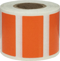 Rectangle Color Stickers | 0.75 x 1.5″ Inch | 500 Pack | Pick One Color