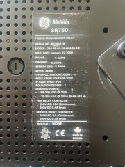 GE 750 Feeder Management Relay 750-P5-G5-S5-HI-A20-R-E w/case