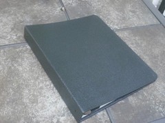 Vintage Norwood 1.5″ 3-Ring Binder, Black Pebble Textured Finish