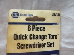 Napa 6 pc. Quick Change Torx Screwdriver Set – Made in the USA