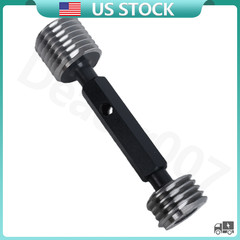 NEW 1 3/4 5 UNC 2B THREAD PLUG GAGE 1.75 5 GO NO GO P.D.’S = 1.6201 & 1.6317
