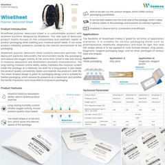 15 Pack Flat Dessicant, Desiccant Packs 5.3×5.3 Inch of Each Piece Dehumidifier