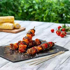 USA SELLER BAMBOO SKEWERS 12″ (100) FREE SHIPPING US ONLY