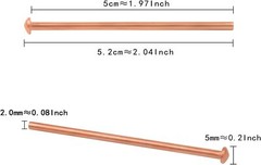 Stud Welder Pins, 600-Pack 2.0Mm Auto Draw Pins For Repairing Spots