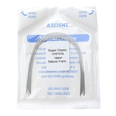 Dental Orthodontic Super Elastic Niti Rectangular Arch Wire Ovoid/Nature Form
