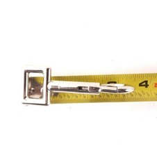 Ten Piece Pack Bolt Snap Rigid Rectangle Eye 3/4in Light Duty Nickel Plated 10ea