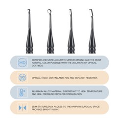 Dental Micro Mouth Mirror Various Micro Surgical Applications 2mm /3mm/5mm