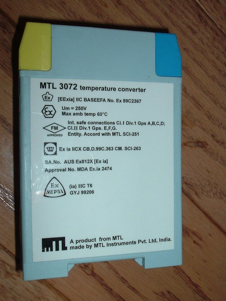 MTL-3072 TEMPERATURE CONVERTER 15-35VDC ON 4-20MA OUT. NEW! USA!