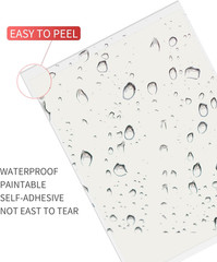10 Packs Vinyl Siding Repair Kit, White Durable Self-Adhesive Vinyl Siding Patch