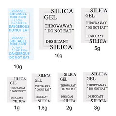 1g ~ 10g Grams Silica Gel Desiccant Packets Moisture Absorber Dehumidifier