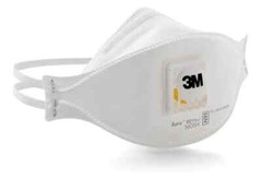 3M 9211+ N95 Particulate Respirator Exhalation Valve 10 BX Respirator Protection