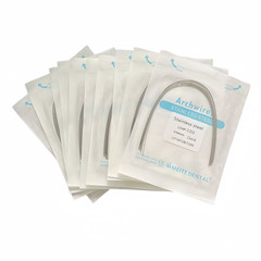 20Packs Dental Orthodontic Stainless Steel Arch Wires Round Ovoid/Natural Arcs