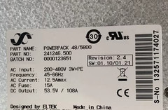 New ELTEK Flatpack2 24/1800 241115.205 HE Communication Power Rectifier