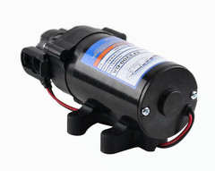 EF2200-QA-BOX 2.2GPM 12V Diaphragm Pump-Quick Attach Port, Black
