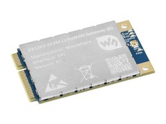 Waveshare SX130x 868M/915M LoRaWAN Gateway Module/HAT for Raspberry Pi