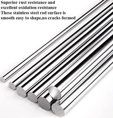 16 inches Long 1/8″(3.17) Diameter 304 Stainless Steel Solid Round Rod for，Me…