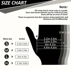 Disposable Nitrile Exam Gloves, 4-4.5 Mil Black, 50pc/box, Cleaning, Medical etc
