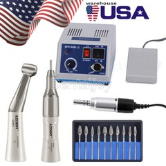 Dental Lab Marathon 35k rpm Electric Micro motor Polishing Drill Handpiece/Burs
