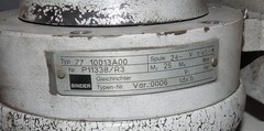 Binder Electromagnetic Brake – 77 10013A00 w/ Accessories -Muller Martini