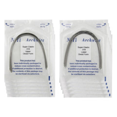 Dental Orthodontic Arch wire Ligature Ties Niti Elastic Ovoid Form Rubber Bands