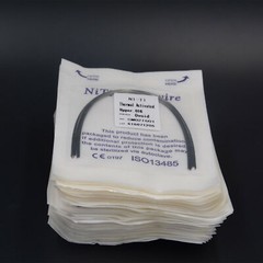 Dental Ortho Thermal Activated Niti Ovoid Form Arcs Round Rectangular Arch Wires