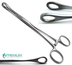 3 Pcs Foerster Sponge Straight Forceps 12″ Serrated Jaws Surgical Instruments