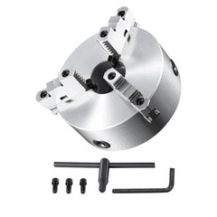 Uimoso 8” 3-Jaw Self-Centering Lathe Chuck for Grinding and Drilling