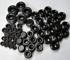 50pc Pipe Plugs Fittings Assortment Kit 5 Sizes NPT 1/16 1/8 1/4 3/8 1/2 3/4 NEW