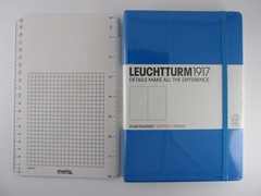 Leuchtturm 1917 A5 Softcover Dotted Notebook – Azure Blue – Brand New Sealed