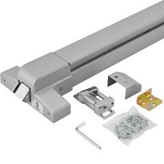 Commercial Grade 1 Panic Exit Device Push Bar & Exterior Lever Handle Open Box