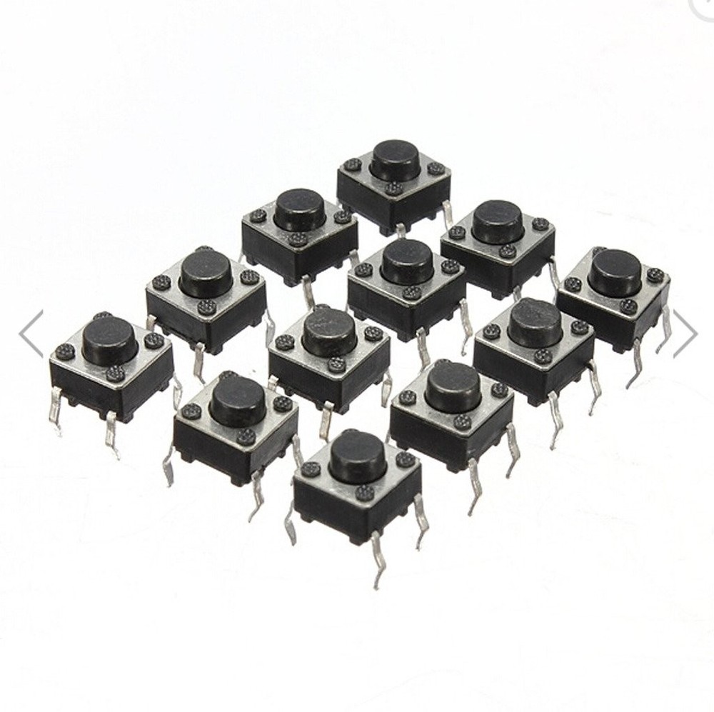100pcs Mini Momentary Tactile Push Button Switch 6x6x5mm