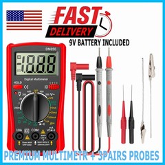 Digital Multimeter Voltmeter DM850 AC DC Ammeter Ohmmeter Volt Meter Tester Ohms