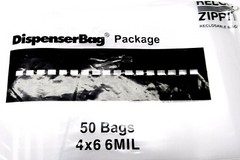 50 RELOC Zippit Bags 4×6 6mil Heavy Duty Thick Strong Reclosable Clear 4″ x 6″
