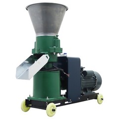 2Roller Feed Pellet Mill Machine Granulator w/6mm Pellet Output 80-120KG/h 220V