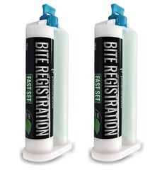 3 x Dental Bite Registration Material Fast Set 50ml Cartridges (Made in Germany)