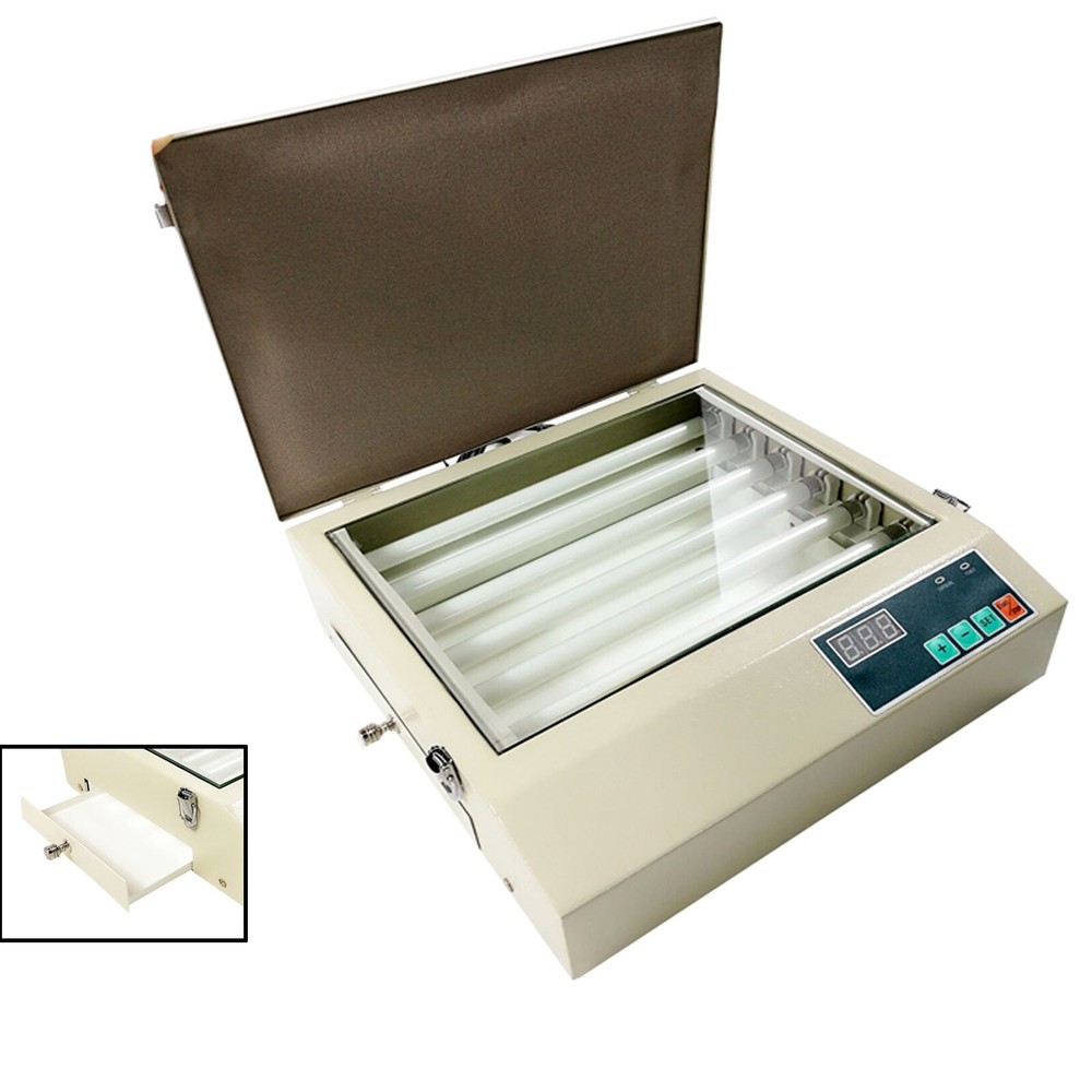 10.2″x8.3″ UV Exposure Unit Screen Printing Plate Digital Drawer Exposure Unit