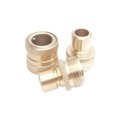 Lot of 3 Dixon GHD-500QCK Hose Fitting 3/4in Male GHT x 3/4in Female GHT, 150PSI