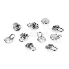 10pcs AZDENT Orthodontic Lingual Buttons Round Base Bondable MIM Traction Hooks