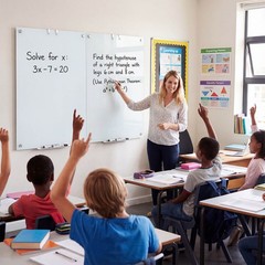 36 x 24 Inches Glass Whiteboard w/Eraser, Removable Tray, 2 Markers, 4 Magnets
