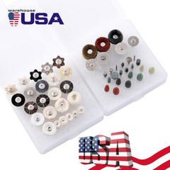51pcs Kit de Pulido Dental HP Brocas de 2.35 mm para Compuesto y Cerámica AZDENT