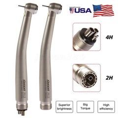 1-10pcs SANDENT Dental E-generator LED High Speed Fiber Optic Handpiece 2/4Holes