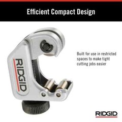 Pipe Tubing Cutter Multi-Material 3/16 in. to 15/16 inch Lightweight Metal Small