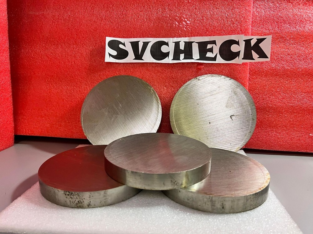 LOT of 5 304 SST Stainless Steel Alloy 6”x 7/8” Block 35 Pounds