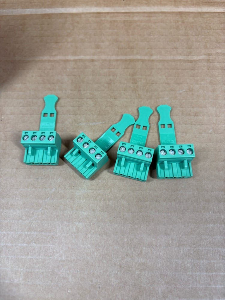4x Phoenix Contact STZ-MSTB Typ I 4-Pin Screw Terminal Plug Connectors